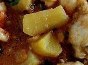 Rape gambas patatas