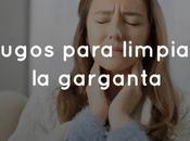 Jugos para limpiar garganta