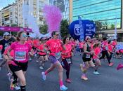 marea rosa 35.000 mujeres inunda Paseo Castellana vigésima Carrera Mujer Madrid