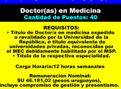 Doctor(as) Medicina