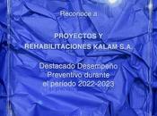 KALAM Chile recibe reconocimiento ‘Destacado Desempeño Preventivo durante periodo 2022-2023’