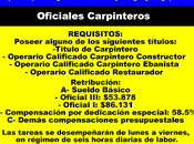 Oficiales Carpinteros