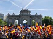 Miles personas banderas España secundan quinta protesta contra Gobierno amnistía