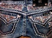 Regreso Glitter Jeans Brillantes Nunca