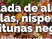 Ensalada Alubias Carillas, Nísperos Aceitunas Negras