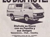 Toyota Hiace publicitada Argentina 1987