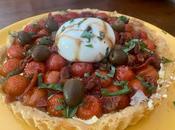 Quiche tomatitos cherry burrata