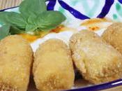 Croquetas tomate frito albahaca