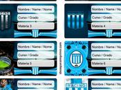 [+10] Etiquetas escolares RACING CLUB GRATIS para editar imprimir!