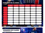 Â¡GRATIS! Horarios Clases LIONEL MESSI (PSG) para imprimir