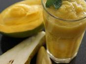 Smoothie refrescante pera, manzana mango