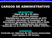 Cargos administrativo ciudad cerro chato