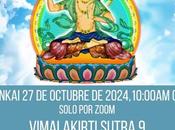 Zazenkai octubre 2024. Vimalakirti Sutra Para aliviar sufrimiento