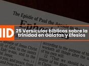 Versículos bíblicos sobre trinidad Gálatas Efesios