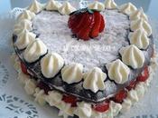 Tarta corazón fresa