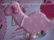 Galletas decoradas...de color rosa!!