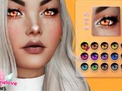 Sims colors: Belinda's vibrant falling leafs eyes E13, contact lenses