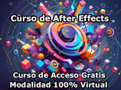 Curso After Effects Modalidad 100% Virtual Acceso Gratis