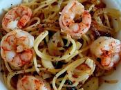 Espaguetis gambas