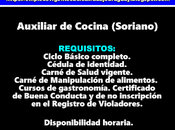 Auxiliar Cocina (Soriano)