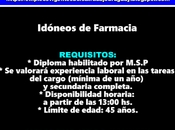 Idóneos Farmacia