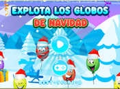 Explotar globos Navidad