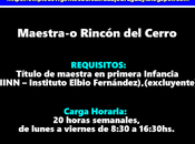 Maestra-o Rincón Cerro