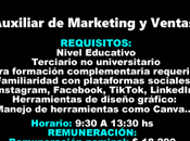 Auxiliar Marketing Ventas