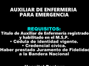 Auxiliar enfermeria para emergencia
