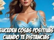 Suceden cosas positivas cuando distancias personas negativas.