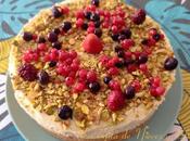 Tarta queso pistachos horno gluten