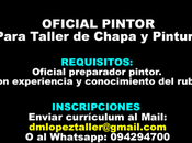 Oficial Pintor para Taller Chapa Pintura