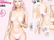 Sims Tattoo: Sailor Moon Fine Line Tattoos compatible]