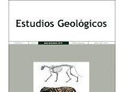 Último número "Estudios Geológicos"