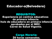 Educador-a(Belvedere)