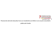 Proceso atención educativa hacia estudiante escuela secundaria pública Puebla