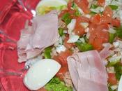 Ensalada arroz verduras huerta