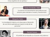 Científicas inspiran: papel FEMENINO ciencia propias palabras