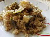 Arroz bacalao alcachofas