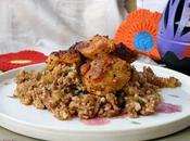 Cuscús especiado coliflor pollo