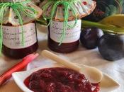 Mermelada ruibarbo, ciruelas plátano