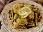 Bacalao pimientos alcachofas