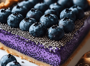Pastel arándanos semillas chía horno