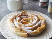 Ensaimada masa filo Nutella freidora aire