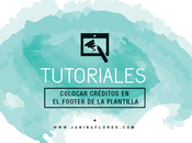 Tutorial: Créditos footer blog