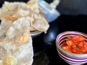 Obleas Arroz Langostinos Pico Gallo