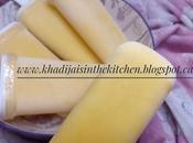 Sucettes glacées mangue mango popsicles paletas heladas /مصاصات المانجو المجمدة
