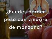¿Puedes perder peso vinagre manzana?