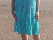 Colección granny, vestido aguamarina