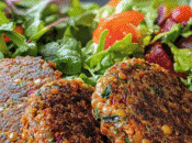 Hamburguesas Vegetarianas Caseras Lentejas Remolacha Ensalada